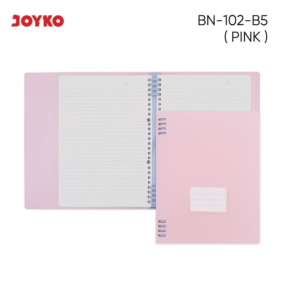 

Joyko Binder Note BN-102 Pastel Color B5 Kertas Loose Leaf Binder Big Boss Murah