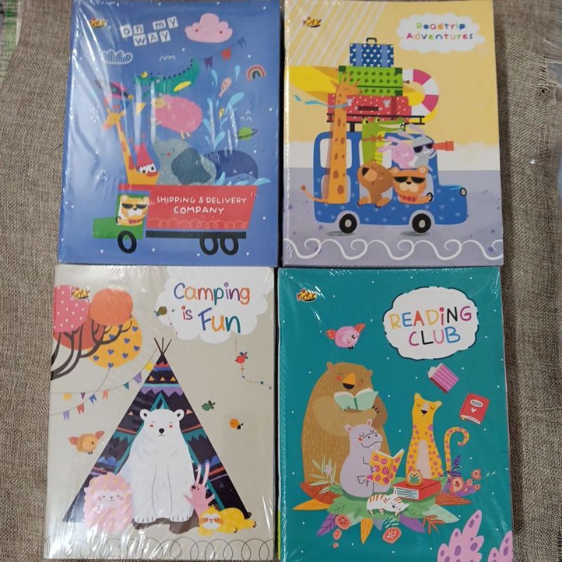 

Buku Tulis Kiky 38 & 58 Kertas Berwarna Bergaris