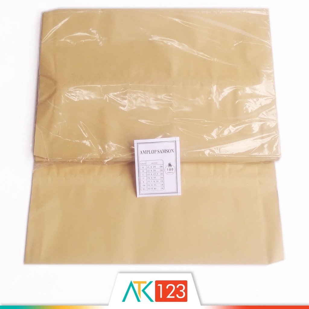

Amplop Coklat / Samson Guanaco E (Map) isi 100 Buah