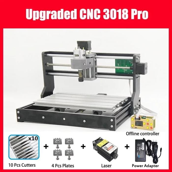 Sale Cnc Router 3018 Pro Grbl Mesin Mini Cnc Engraving Pcb Acrylic Kayu