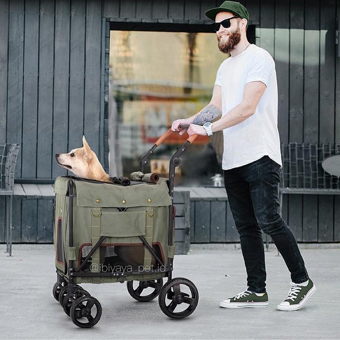 IBIYAYA PET STROLLER / STROLLER ANJING KUCING / STROLLER IBIYAYA ARMY