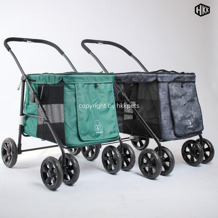 Doupawz jumbo pet stroller troli anjing