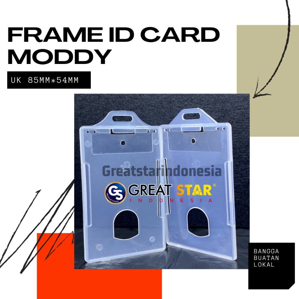 

FRAME ID CARD HOLDER / KOTAK ID CARD / TEMPAT ID CARD ( 100pcs/pak ) WE!!!
