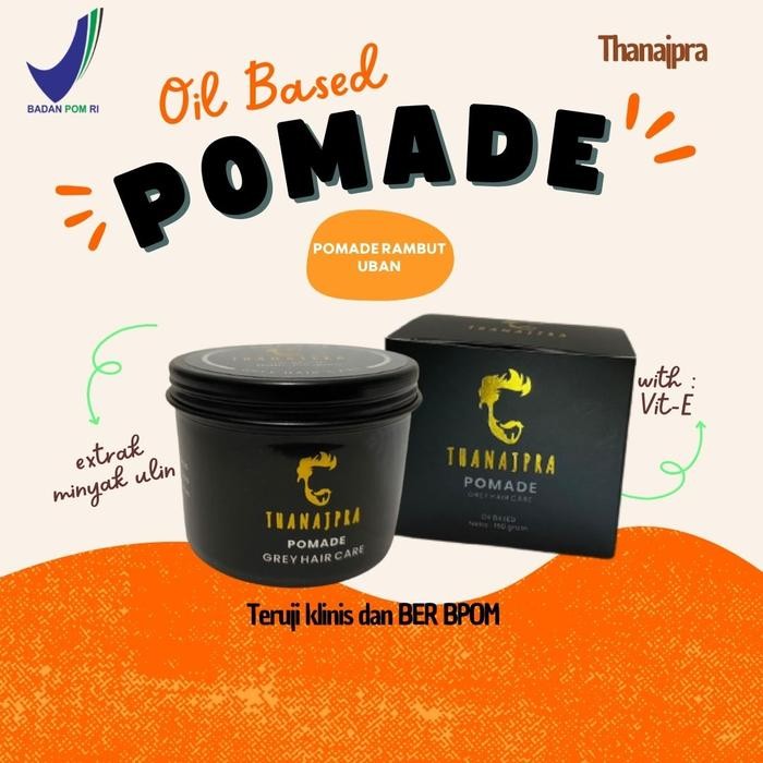 Pomade Rambut Pria Terlihat Basah Oil Based Original Wangi -Gratisongkir