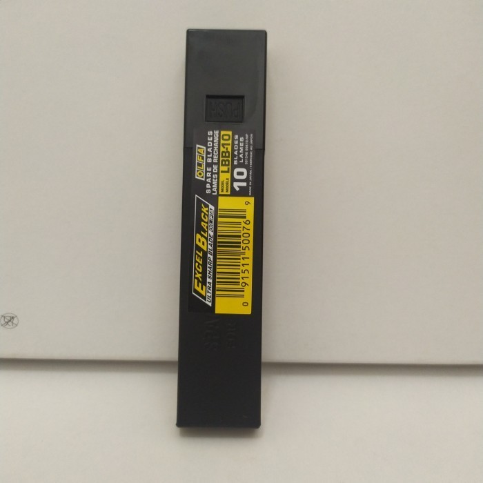 

No Na - Refill Pisau Cutter Hitam 18 Mm Lbb-10 (10Pcs Pack) Olfa Spare Blade