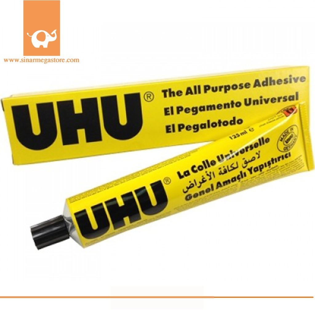 

UHU Lem Cair All Purpose Adhesive Multipurpose 125ML Murah WE!!!