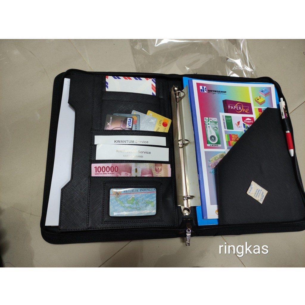 

map sleting seminar a4 ring 26 (b5) kulit sintetis WE!!