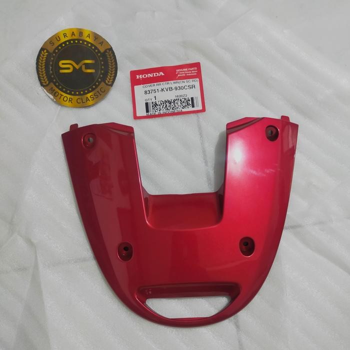 COVER LAMPU BAWAH STOP VARIO 110 LAMA KARBU MERAH AHM 83751-KVB-930CSR