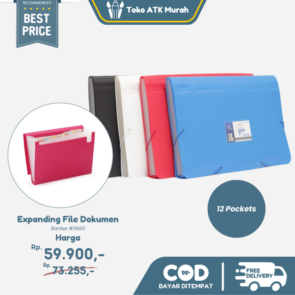 

Bantex Expanding File A4 #3600 WE!!