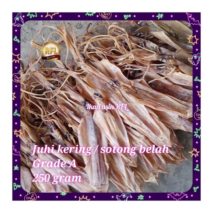 

SALE !!! JUHI KERING / SOTONG BELAH GRADE A 250GRAM READYY