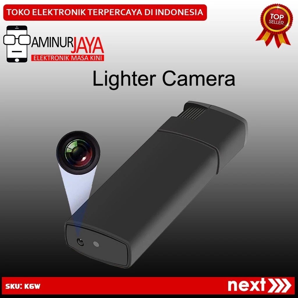 Spycam Camera Korek Elektrik K6 Wifi Lighter V18 Hidden Spy IP Kamera Unik Pengintai Mata mata CCTV