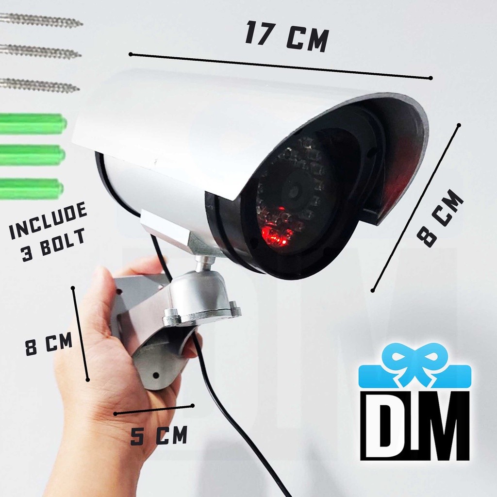 CCTV palsu kamera dummy outdoor mainan bohongan seperti nyata