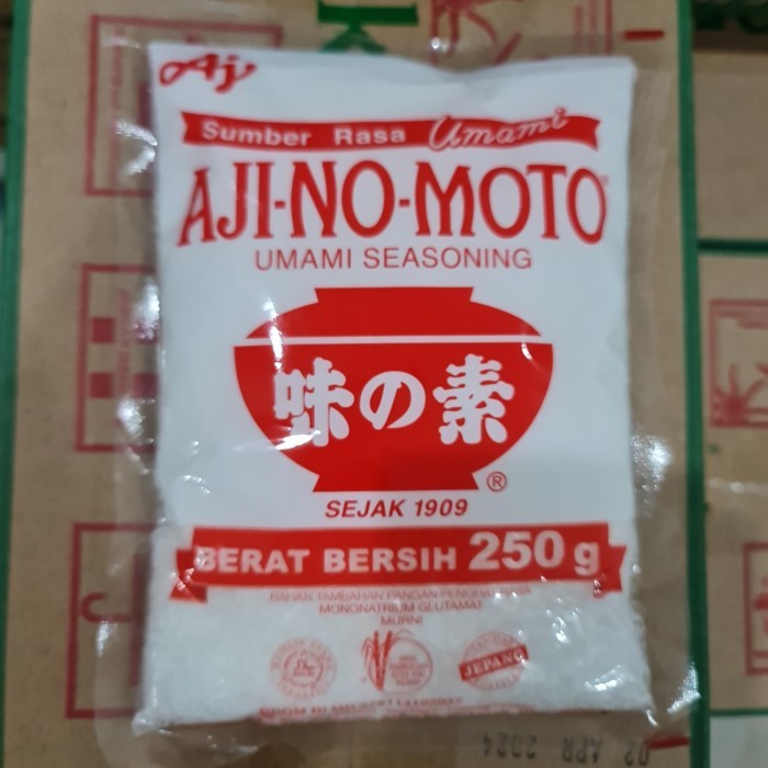 

Bumbu dapur penyedap penambah rasa micin mecin msg Ajinomoto 250 1000 gr 1 kg 1kg (pack)