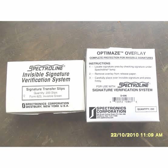 

1 Set Spectroline Overlay Signature Murah