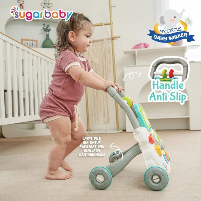 GEYANASHOP_ MOMS_ SUGARBABY MYCIRCUS WALKER ACTIVITY WALKER PUSH WALKER/ ACTIVITY WALKER BEBAS BPA