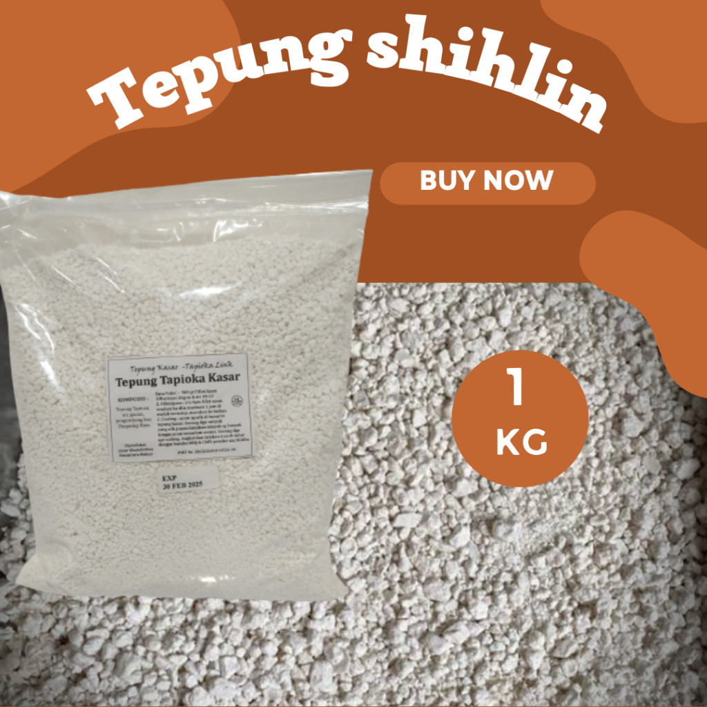 

Tepung Crispy Shihlin atau Tapioka Kasar 1 kg