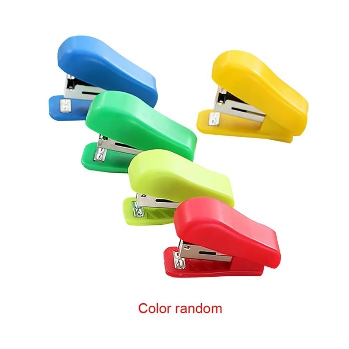 

SALE!! STAPLES STAPLER MINI KECIL SET UNIK LUCU BONUS ISI ATK PORTABLE ALAT PENJEPRET KERTAS MINI