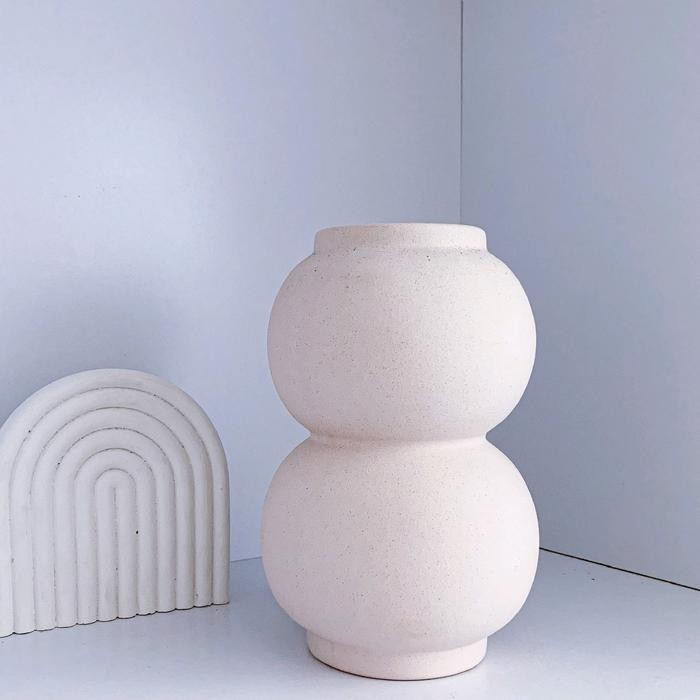 Vas Bunga Estetik / Vas Keramik / Vas Ukuran Jumbo / Vas Bunga Aesthetic / Vas Bunga Nordic / Photo