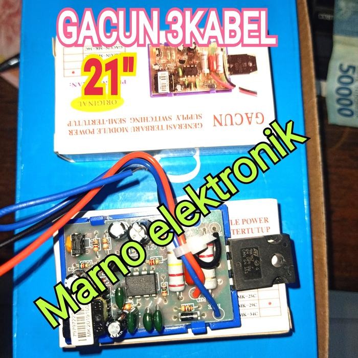 GACUN 3 KABEL 21IN REGULATOR TV DLL GACUN 3KABEL ORIGINAL MEREK GACUN