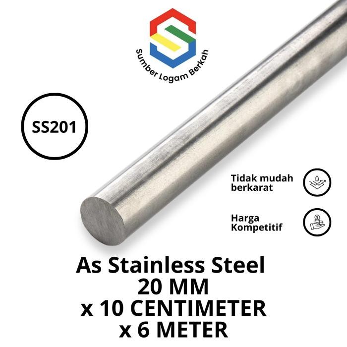 As 201 Stainless Steel 20 Mm
