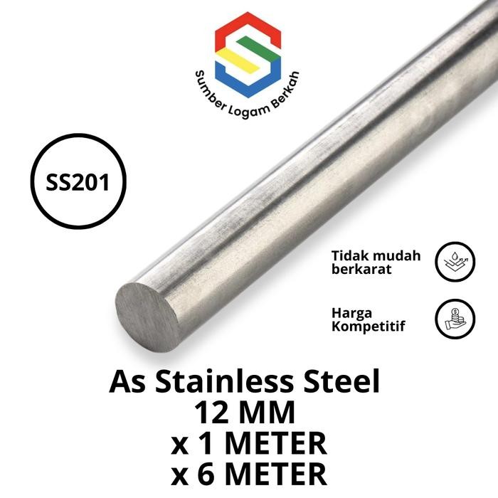 As 201 Stainless Steel 12 Mm