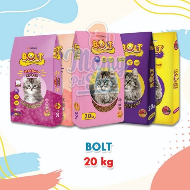 Bolt 20 Kg Pakan Kucing 3 Varian