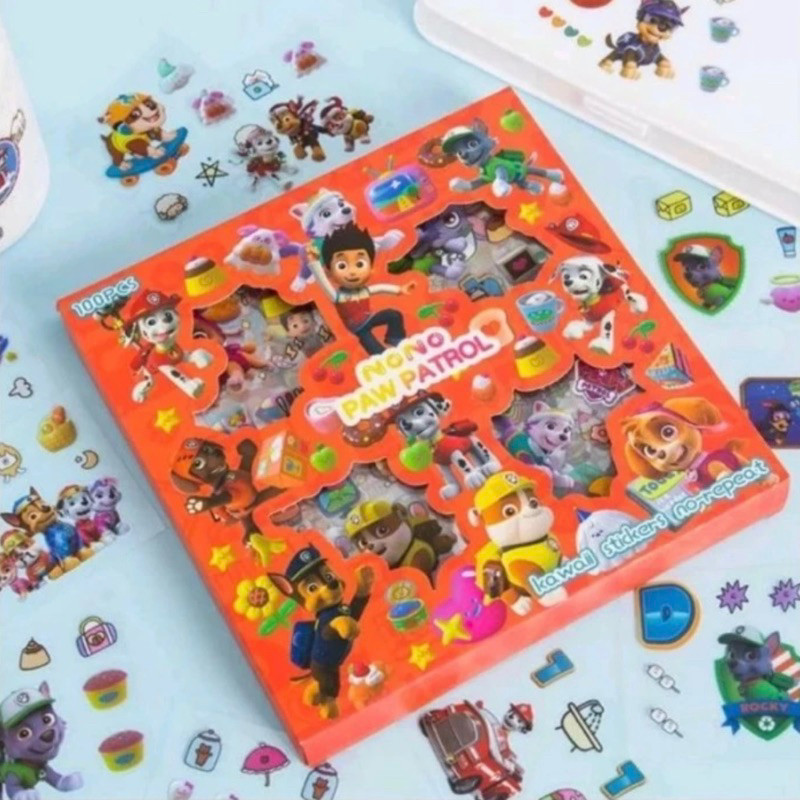 

Ready Instan - Stiker Aesthetic Nono Paw Patrol 100 lembar for Journal Jurnal Souvenir Ultah Anak