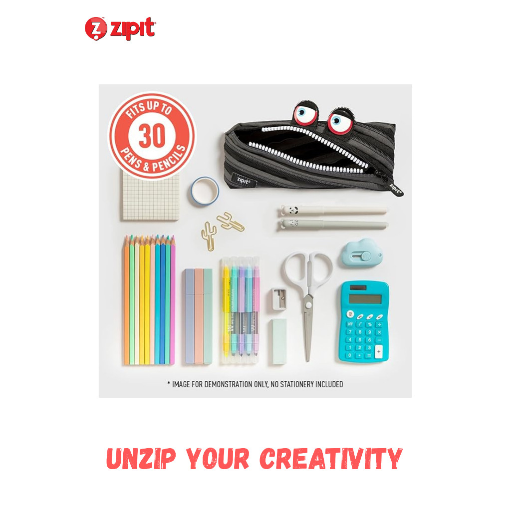 

Zipit Wildlings Monster Pouch Multifungsi Warna Beragam