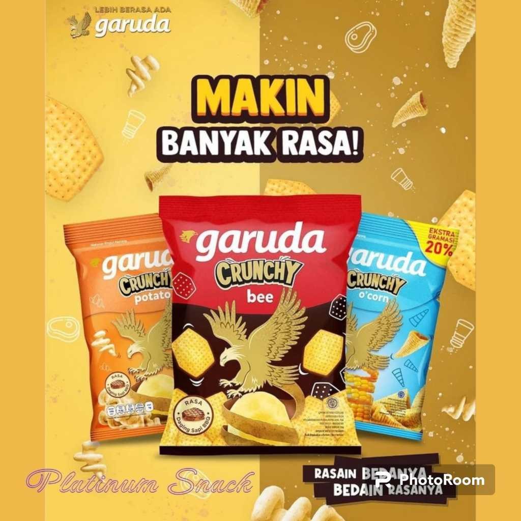 

Olivoliv Snack Garuda Ocorn Potato Bee Isi 10 Bks @ 17 Gr Garudafood