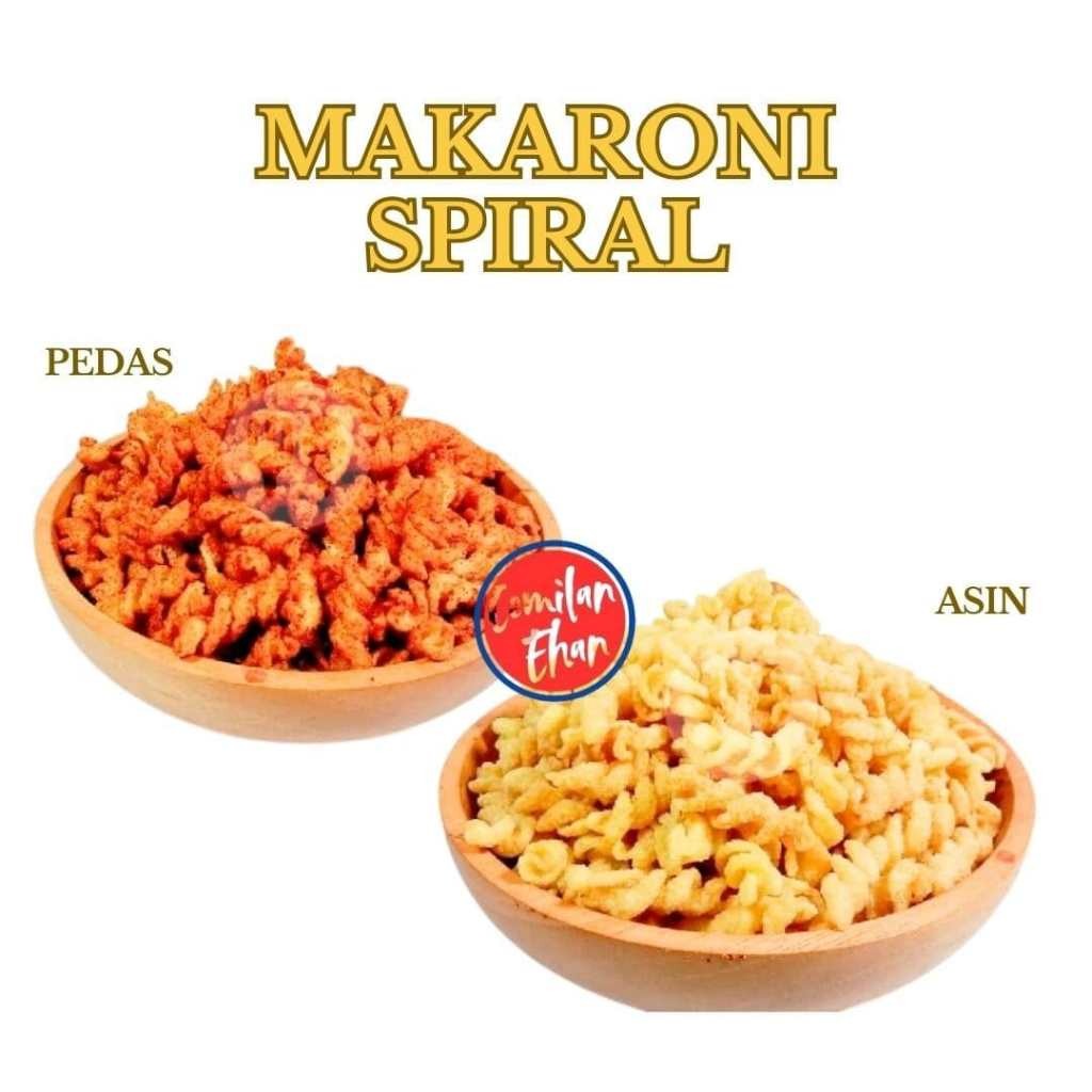 

Olivoliv Snack Makaroni Spiral Macaroni Spiral Rasa Pedes Berat Bersih 250Gr - Pedas
