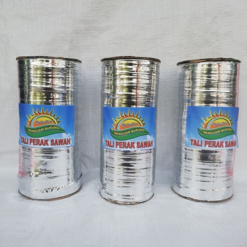 Flowersbloom Tali Sawah Tali Perak Pengusir Burung Panjang 800 Meter