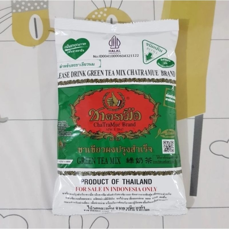 

Teh Thailand Thai Green Tea Mix Chatramue Brand Halal 200gr