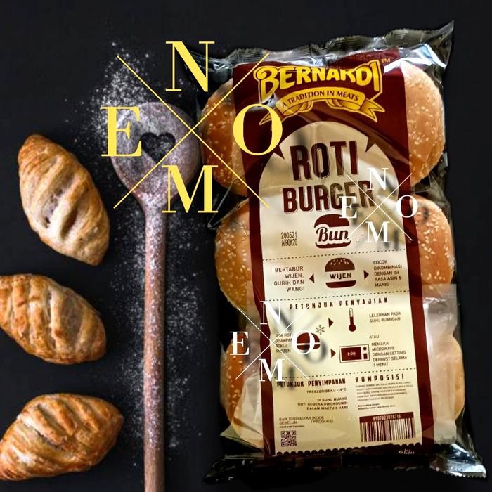 

JTTOP" BERNARDI ROTI BURGER WIJEN BUN 6