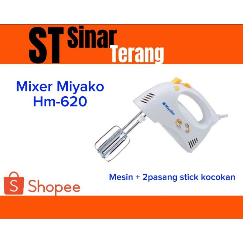 Mixer Miyako Hm-620 / Miyako Mixer Hm-620 / Mixer Tangan Miyako Hm620