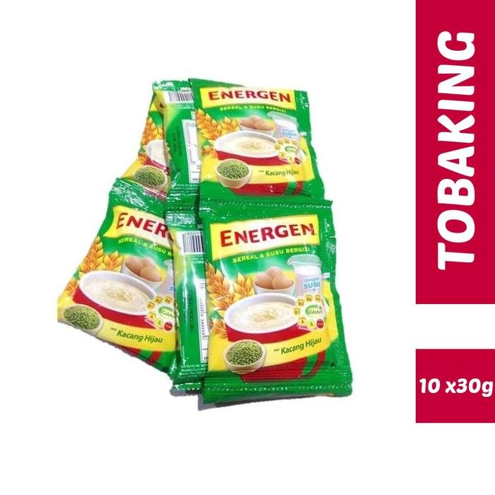 

JTTOP" ENERGEN KACANG HIJAU SEREAL RENCENG 10 X 30 GR