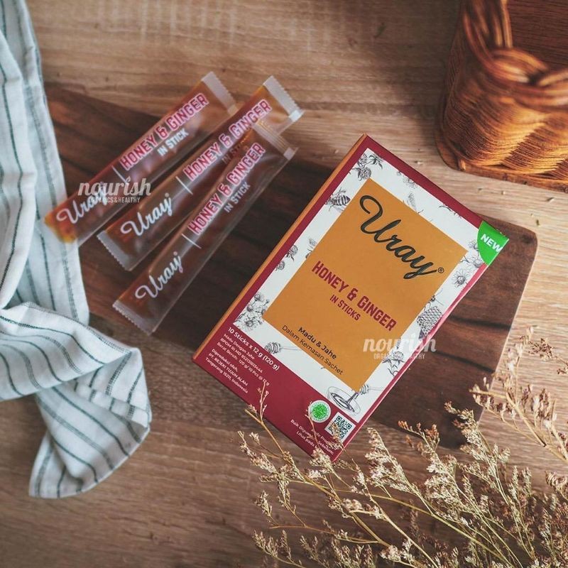 

Madu Uray Stick Sachet 10 stick x 12 gram Honey & Ginger