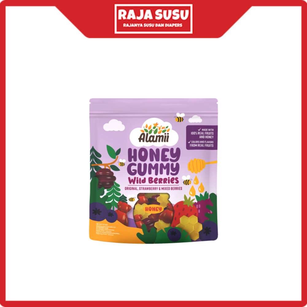 

ALAMII HONEY GUMMY WILD BERRIES 40GR - RAJA SUSU