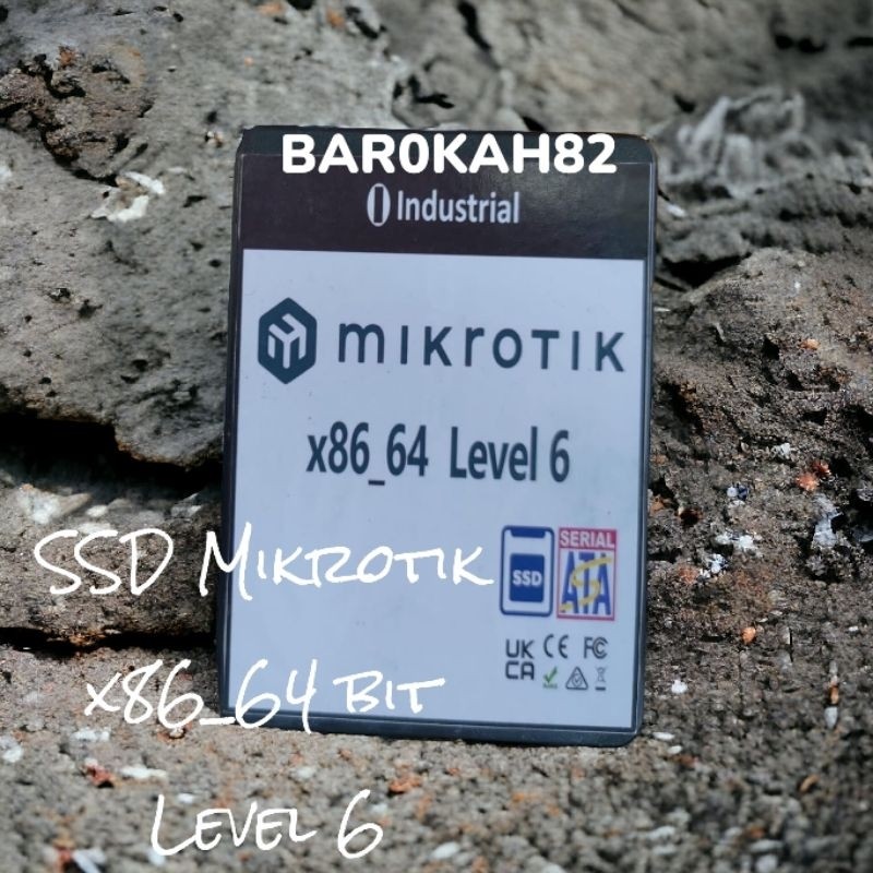 MD SSD MIKROTIK Level6 x86_64bit Bebas Downgrade/Upgrade