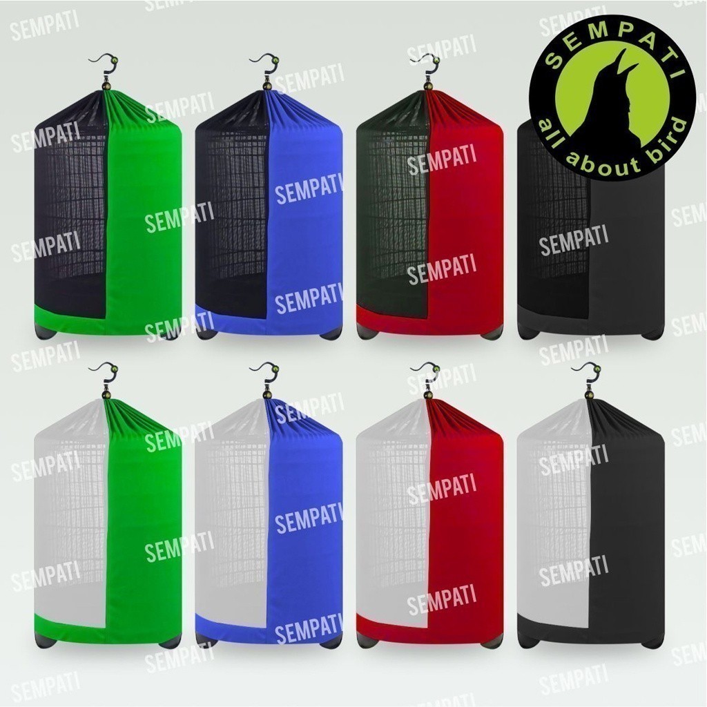 SEMPATI KRODONG MURAI SEMI TRANSPARAN KAOS PE TEBAL KERODONG KRODONG SANGKAR KANDANG BURUNG MURAI