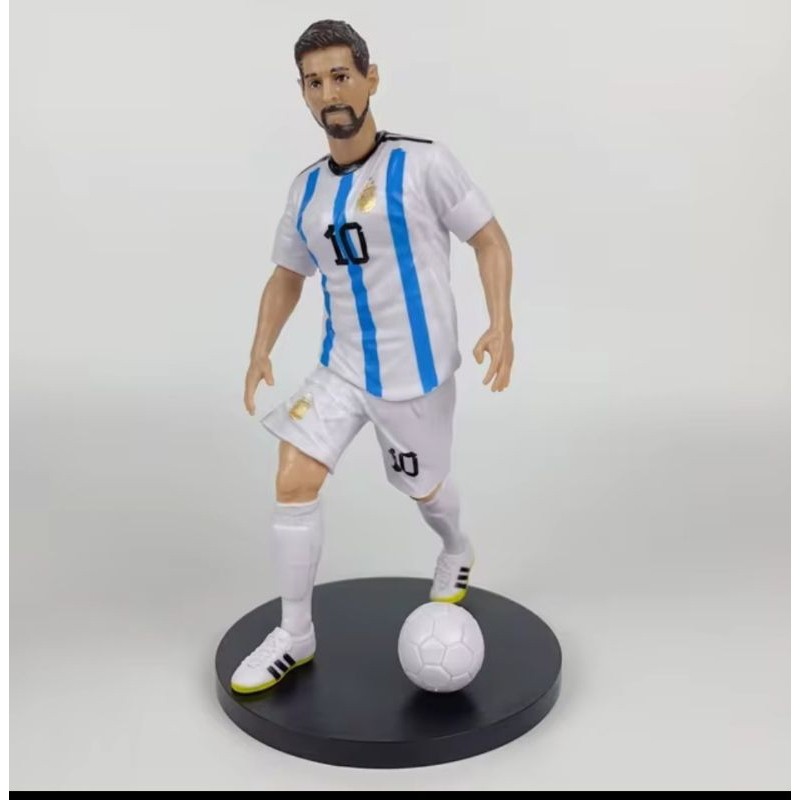 Action figure Critiano Ronaldo Lionel Messi pajangan