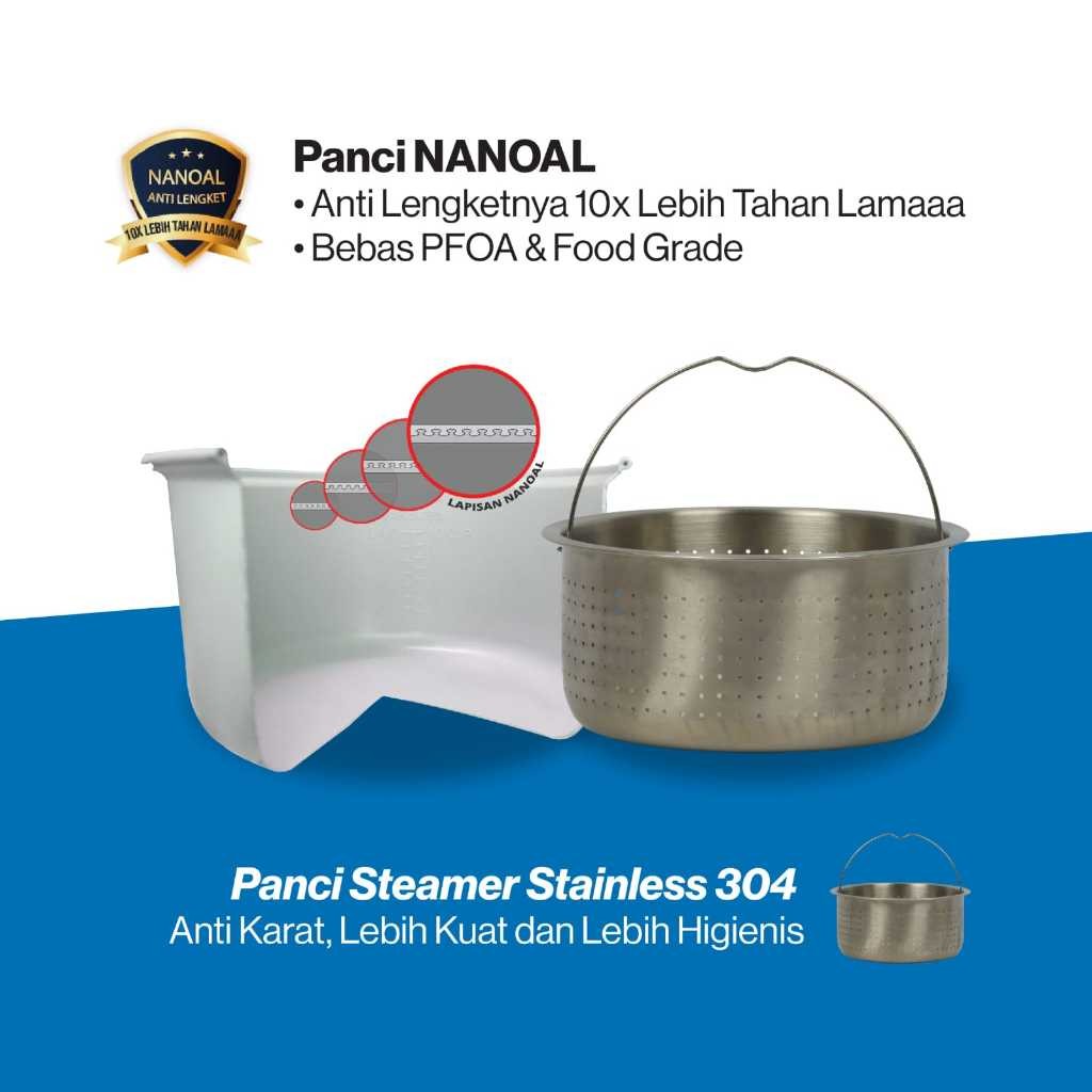 (BAYAR DI TEMPAT) (HARGA PROMO) MAGIC COM / RICE COOKER MIYAKO MCM-721 LST / MCM721LST / MCM 721 LST