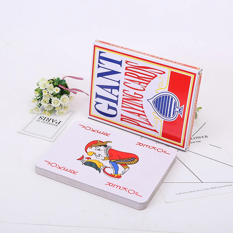 Kartu Poker Jumbo Kartu Remi Besar Kartu Poker Premium Permainan Menyenangkan Kartu Remi Bagus