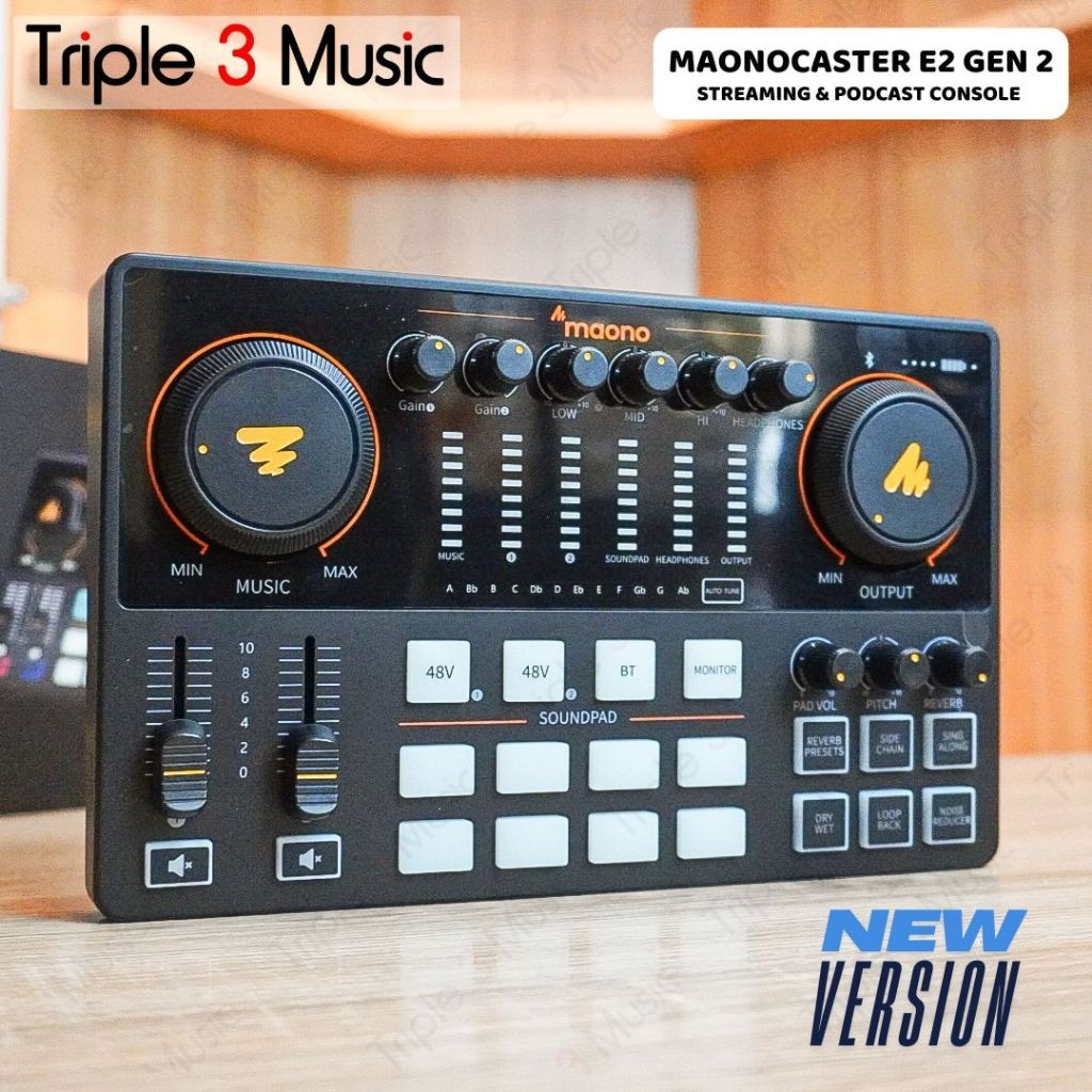 Maono E2 Maonocaster AME2 Soundcard streaming podcast