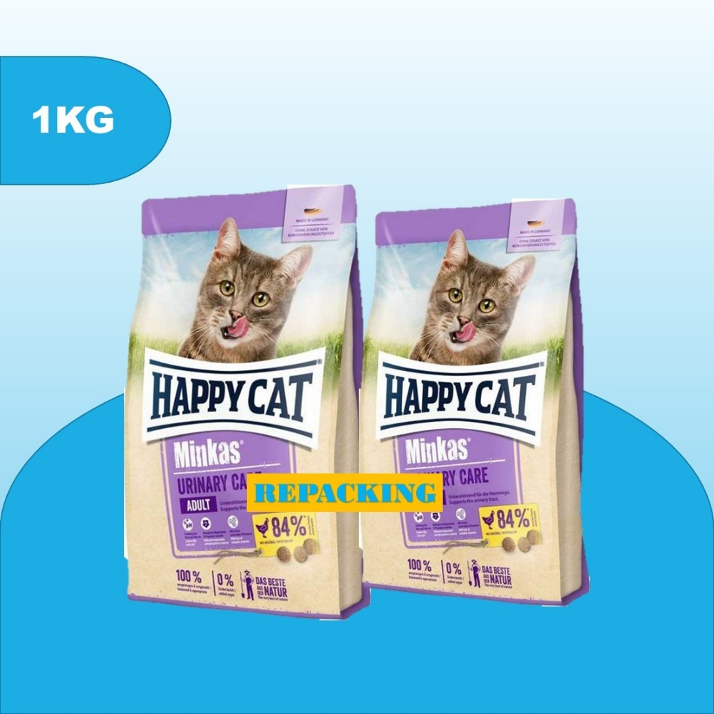 Hc Urinary Care Happy cat Minkas Urinary care Kemasan 1 Kg happycat minkas urinary care