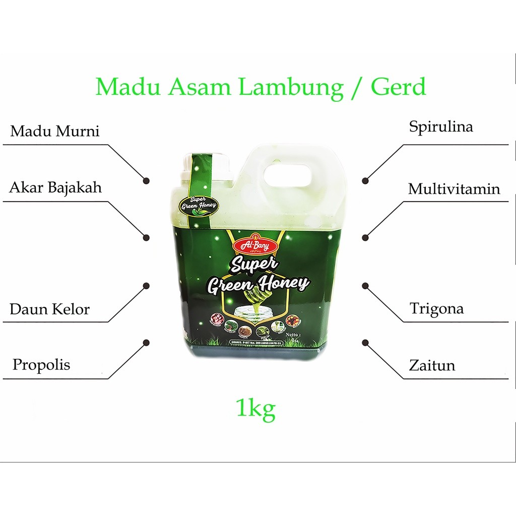 

Madu Asam Lambung / Gerd Albany Nett 1kg ( Asli )
