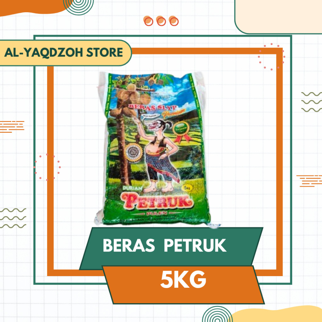 

Beras Premium PETRUK Netto 5 Kg ASLI 100%