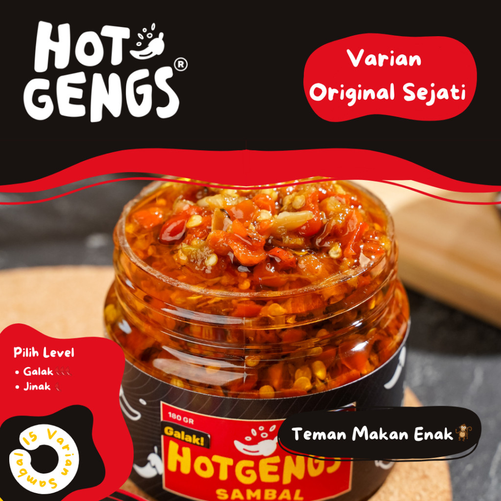 

Sambal Hotgengs - 15 Varian Sambal Teman Makan Sambal (Legendary Sambal of Babakaran X Taichan)