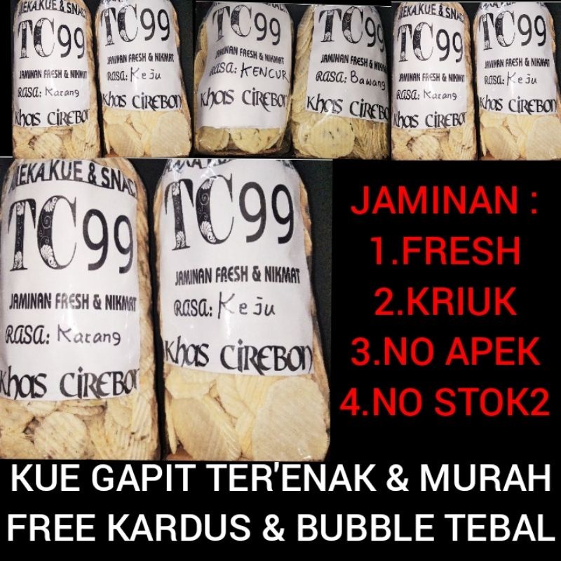 

KUE GAPIT CIREBON PAKET 3 RASA (TIAP PACK BERAT 250 GRAM)