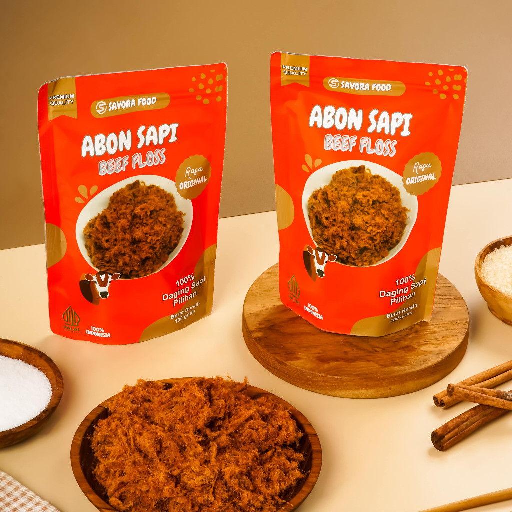 

SavoraFood Abon Sapi Rasa Pedas dan Original 100 gr