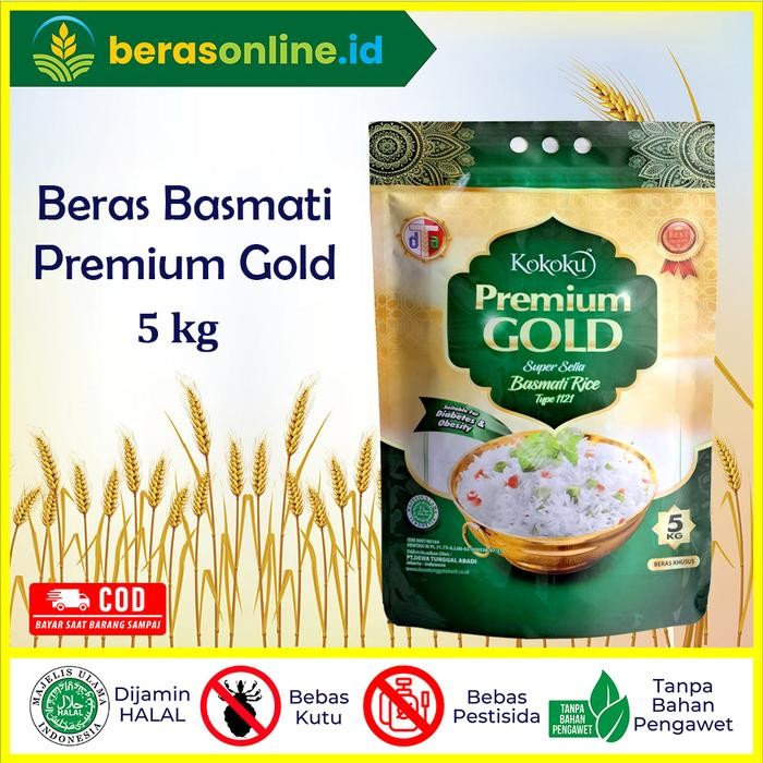 

Basmati Rice " Premium Gold " 5Kg Promo